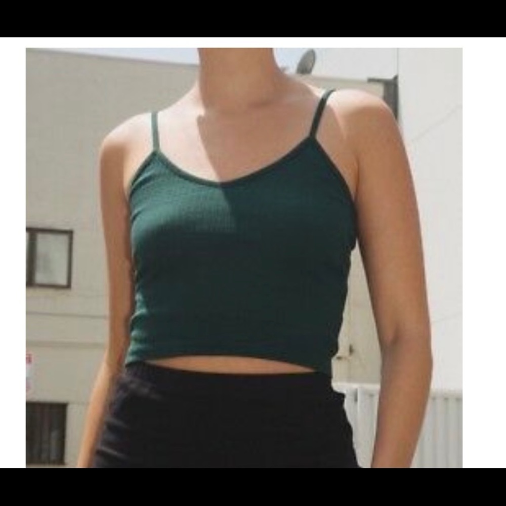 Brandy Melville ribbed crop tank